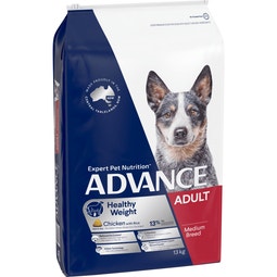 ADVANCE Adult Medium Breed Healthy Weight Dry Dog Food Chicken 13kg image