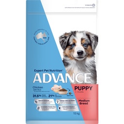 ADVANCE Puppy Medium Breed Dry Dog Food Chicken 15kg image