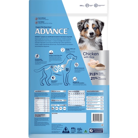 ADVANCE Puppy Medium Breed Dry Dog Food Chicken 15kg image 1
