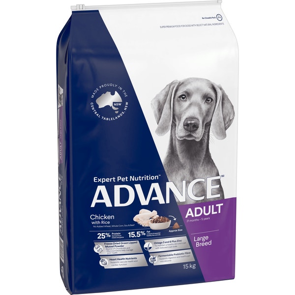 ADVANCE Adult Large Breed Dry Dog Food Chicken 15kg image 1