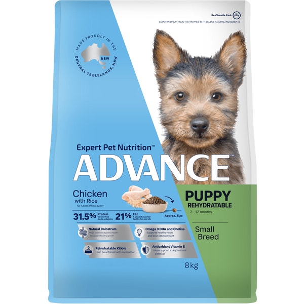 ADVANCE Puppy Rehydratable Small Breed Dry Dog Food Chicken 8kg image 1