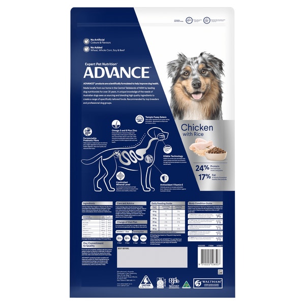 ADVANCE Adult Medium Breed Dry Dog Food Chicken 15kg image 2